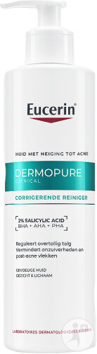 Eucerin Dermopure Clinical Erneuerndes Reinigungsgel Gesicht Und Körper Pumpflasche 400ml