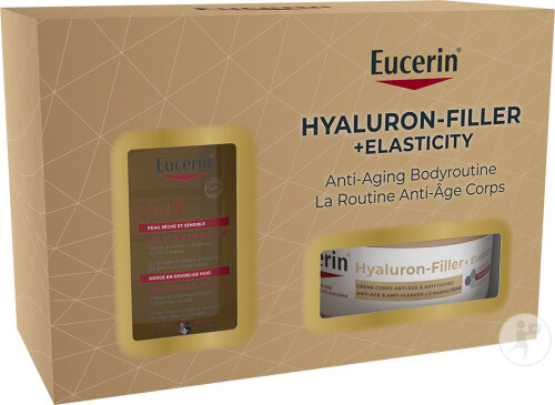 Eucerin Geschenkset Hyaluron-Filler + Elasticity Körpercreme 2 Produkte