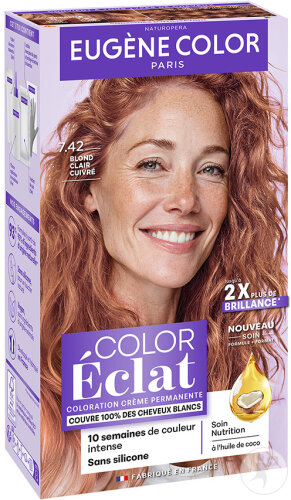 Eugene Color Color Éclat Hellblond Kupfer 7.42 1 Kit