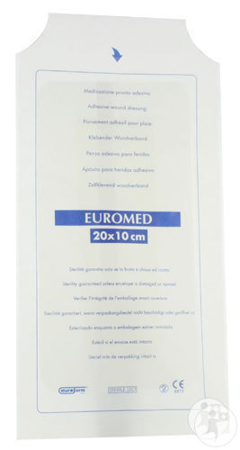 Euromed Klebender Wundverband Steril 20x10cm 1 Stück