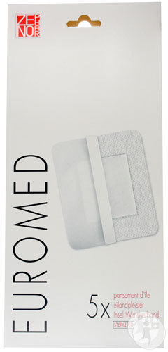 Euromed Insel Wunverband 10x20cm Steril 5 Stück