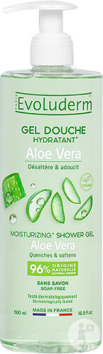 Evoluderm Duschgel Aloe Vera Feuchtigkeitsspendend 500ml