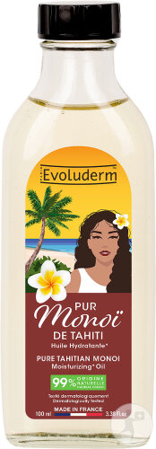 Evoluderm Reines Monoï De Tahiti Feuchtigkeitspflegeöl 100ml