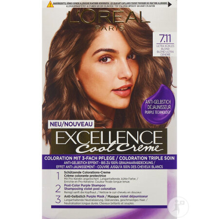 Excellence Cool Creme 7.11 Ultra Kühles Blond 1 Stück