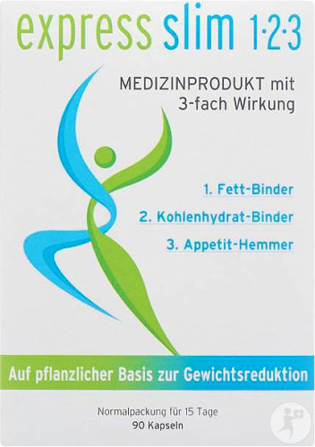 Express Slim 1-2-3 Kaps Mit 3-Fach Wirkung 90 Stück