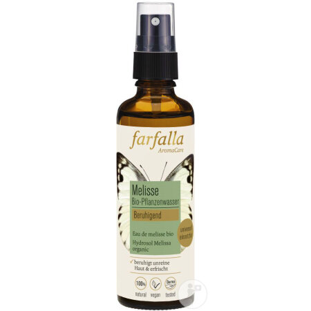 Farfalla Bio-Zitronenmelisse-Wasserspray 75 ml