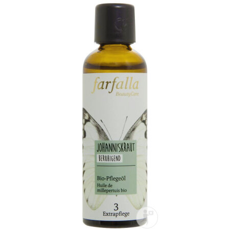 Farfalla Bio Johanniskrautöl Flasche 75ml 