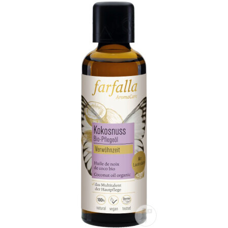 Farfalla Bio-Pflegeöl Kokosnuss Flakon 75ml