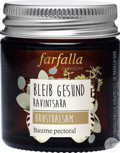 Farfalla Ravintsara Brustbalsam im Glas 30ml