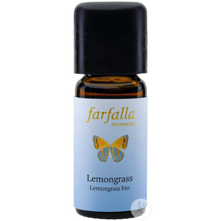Farfalla Zitronengras Bio Ätherisches Öl Flasche 10ml 