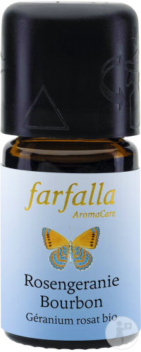 Farfalla Geranium Rosat Bourbon Bio Ätherisches Öl Grand Cru 5ml