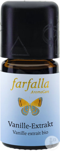 Farfalla Vanilleextrakt Bio Ätherisches Öl Flasche 5ml 