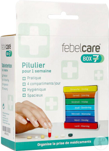 Febelcare Box 7 Tage Pillendose 1 Stück