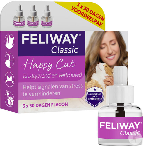 Feliway Classic Economy Pack 3 Monate Flasche 3x48ml