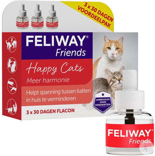 Feliway Friends Economy Pack 3 Monat Fläschchen 3x48ml