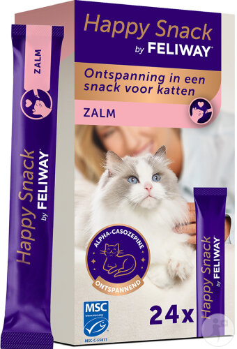 Feliway Happy Snack By Feliway Lachs 24x15g
