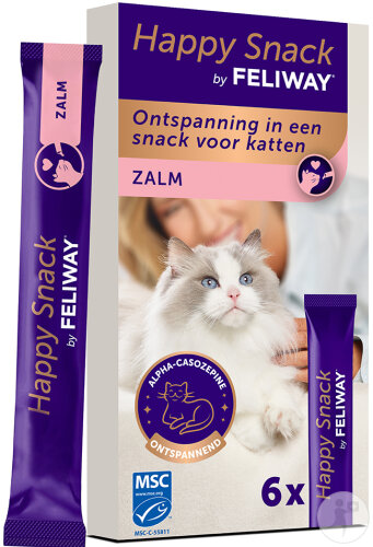 Feliway Happy Snack By Feliway Lachs 6x15g