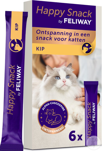 Feliway Happy Snack Huhn Beutel 6x15g