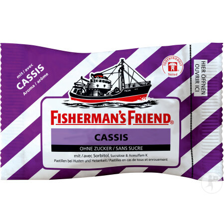 Fisherman'S Friend Cassis Zuckerfrei Mit Sorbitol 25g