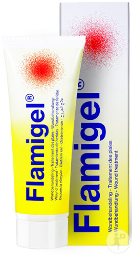 Flamigel Behandlung Sonnenbrand/Verbrennungen 1. Grades/Post-Laser/Post-Tattoo Tube 100g
