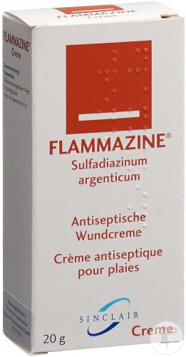 Flammazine Antiseptische Wundcreme Tube 20g