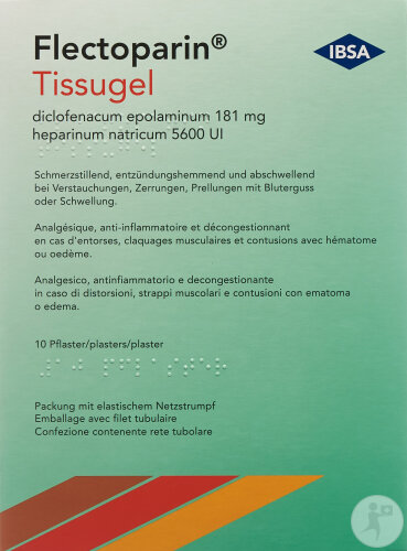Flectoparin Tissugel Pflaster 10 Stück