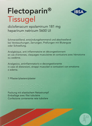 Flectoparin Tissugel Pflaster 7 Stück