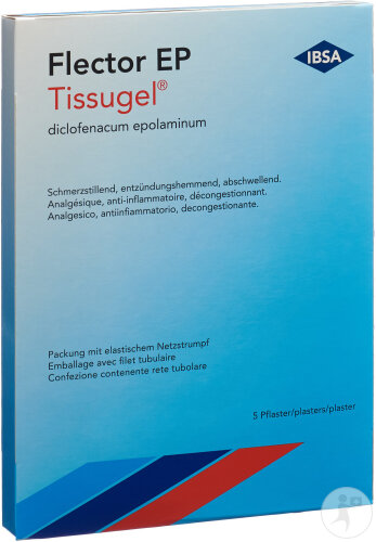 Flector Ep Tissugel Pflaster 5 Stück