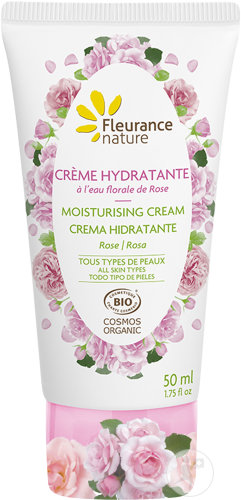 Fleurance Nature Feuchtigkeitscreme Mit Rosen-Blütenwasser Tube 50ml