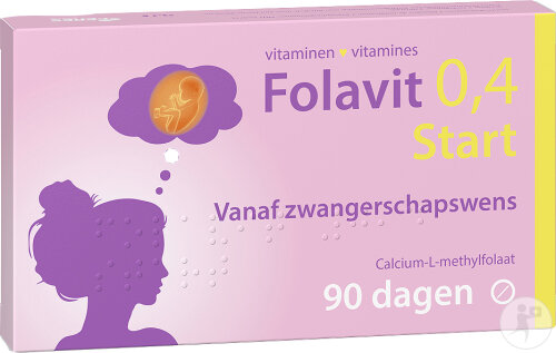 Folavit 0,4mg Start Folsäure Vitamine Ab Schwangerschaftswunsch 90 Tabletten