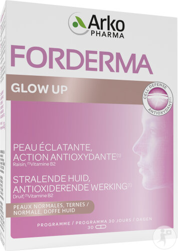 Forderma Glow Up Strahlende Haut Programm Für Normale Fahle Haut 30 Kapseln