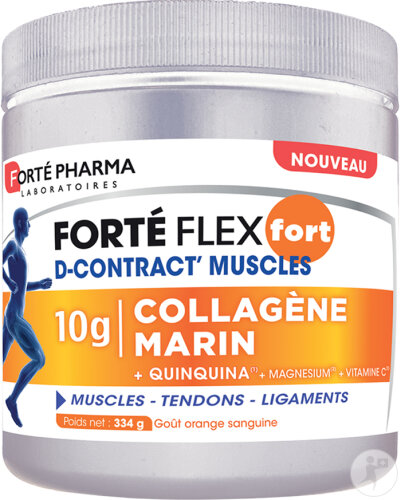 Forté Flex Fort D-Contract Muskeln Kollagen Marin Dose 334g