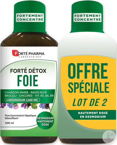 Forté Pharma Forte Detox Leber Flaschen 2x500ml