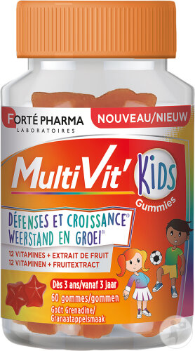 Forté Pharma Multivit Kids Gummibärchen 60 Stück