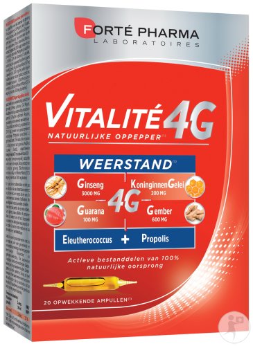 Forté Pharma Vitalité 4G Widerstand Ampullen 20x10ml