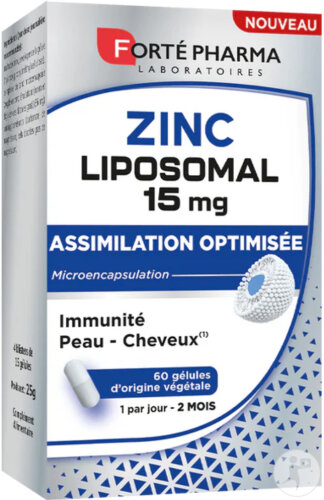 Forté Pharma Zink Liposomal 15mg 60 Kapseln