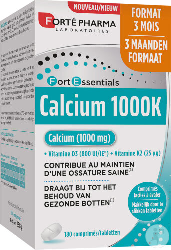 Fortépharma Calcium 1000K 180 Tabletten
