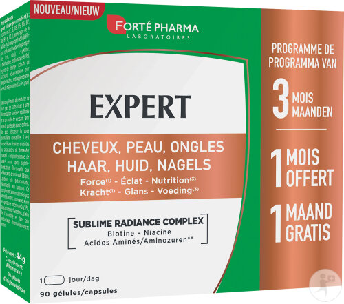 Fortépharma Expert Haar/Haut/Nägel 90 Kapseln 2+1 Gratis