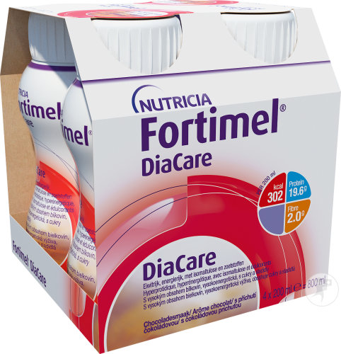 Nutricia Fortimel DiaCare Schokoladengeschmack 4x200ml