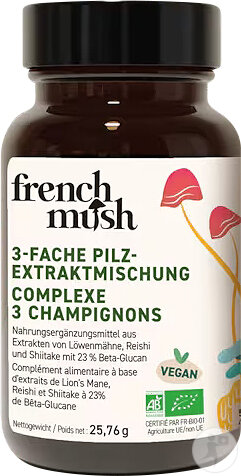 French Mush Complex 3 Pilzkapseln 56 Stück
