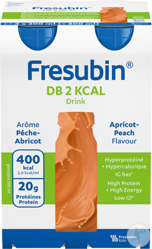 Fresubin DB 2kcal Trinknahrung Pfirsich-Aprikose 4x200ml