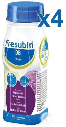 Fresubin DB Drink Waldfrucht Trinkflaschen 4x200ml