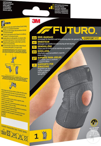 Futuro Comfort Fit Verstellbare Kniestütze 27,9-55,9cm 1 Stück