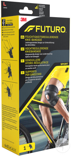 Futuro Feuchtigkeitsregulierende Knie-Bandage Large 1 Stück