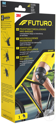 Futuro Feuchtigkeitsregulierende Knie-Bandage Medium 1 Stück