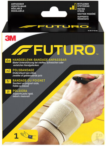 Futuro Handgelenkbandage Verstellbar Beige 1 Stück
