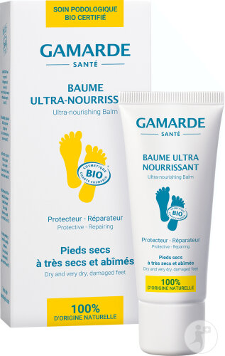 Gamarde Ultra Nährender Balsam Für Trockene Sehr Trockene Und Strapazierte Füße Bio Tube 40g