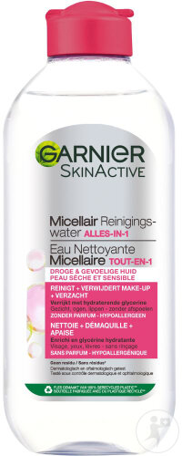 Garnier SkinActive Mizellen Reinigungswasser Für Trockene Empfindliche Haut Flasche 400ml