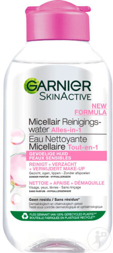 Garnier SkinActive Mizellen Reinigungswasser All-In-1 Empfindliche Haut Flasche 100ml