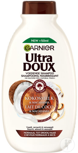 Garnier Ultra Mildes Shampoo Kokosnussmilch & Macadamia Flasche 300ml